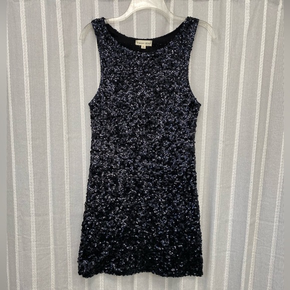 Amber Blue Dresses & Skirts - Amber Blue Black Sequin Dress Size XL